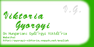 viktoria gyorgyi business card